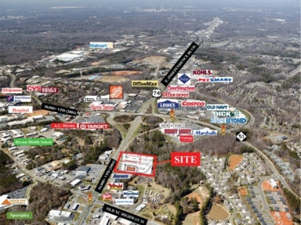 Listing Image #1 - Land for sale at 11025 E. Independence Blvd, Matthews NC 28105