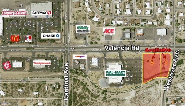 Listing Image #1 - Retail for sale at SWC of Valencia Rd. and Westover Ave, Tucson AZ 85746 Listing Image #1 - Retail for sale at SWC of Valencia Rd. and Westover Ave, Tucson AZ 85746