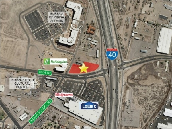 Listing Image #1 - Land for sale at Indian School Rd NW, Albuquerque NM 87104