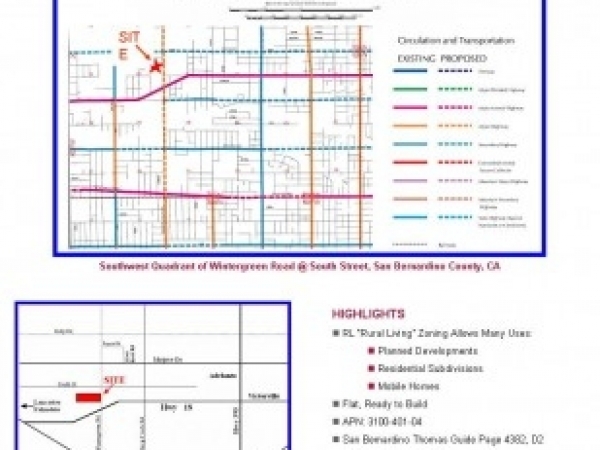 Listing Image #1 - Land for sale at 14000 Wintergreen Rd, Pinon Hills CA 92372