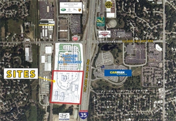 Listing Image #1 - Land for sale at SW of I-35 and 67th Street, Merriam KS 66203
