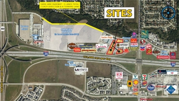Listing Image #1 - Land for sale at 2650 I-20 Frontage Road N, Grand Prairie TX 75052