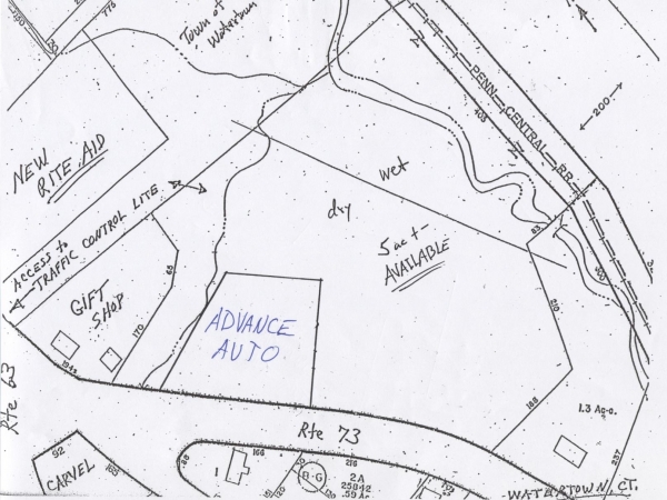 Listing Image #1 - Land for sale at 1333 Main Street, Watertown CT 06779