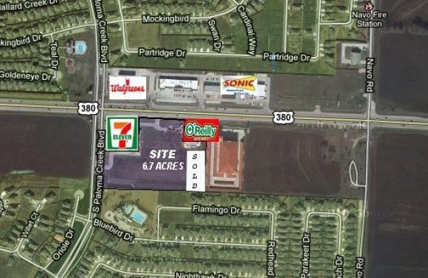 Listing Image #1 - Land for sale at SEC of Paloma Creek and Highway 380, Little Elm TX 75068