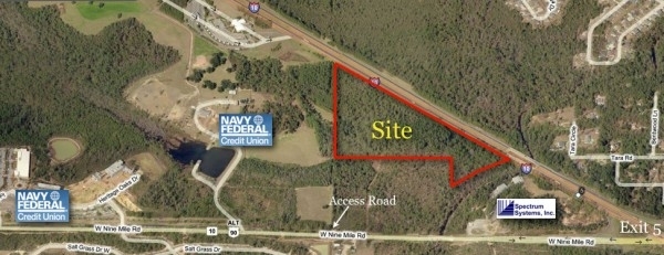 Listing Image #1 - Land for sale at I-10 &amp; Alt 90 (With Frontage), Pensacola FL 32526