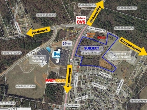 Listing Image #1 - Land for sale at 8003 Augusta Road, Piedmont SC 29673
