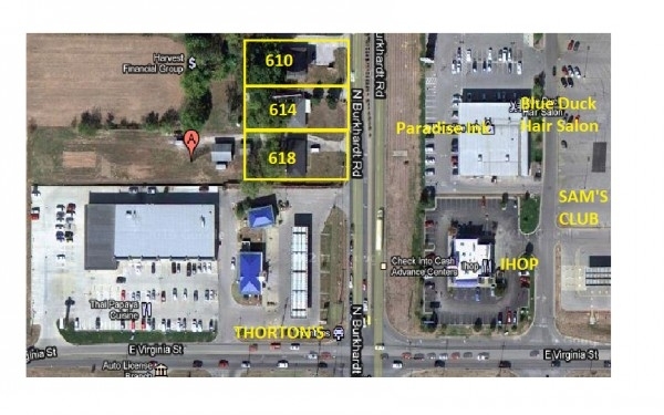 Listing Image #1 - Land for sale at 610, 614, &amp; 618 Burkhardt  Rd, Evansville IN 47715