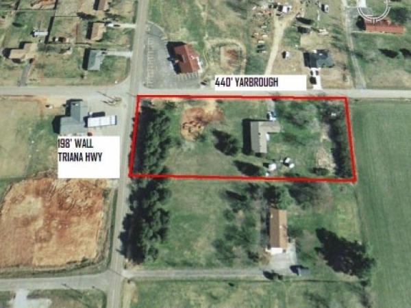 Listing Image #1 - Land for sale at 8285 WALL TRIANA HWY, HUNTSVILLE AL 35749 Listing Image #1 - Land for sale at 8285 WALL TRIANA HWY, HUNTSVILLE AL 35749