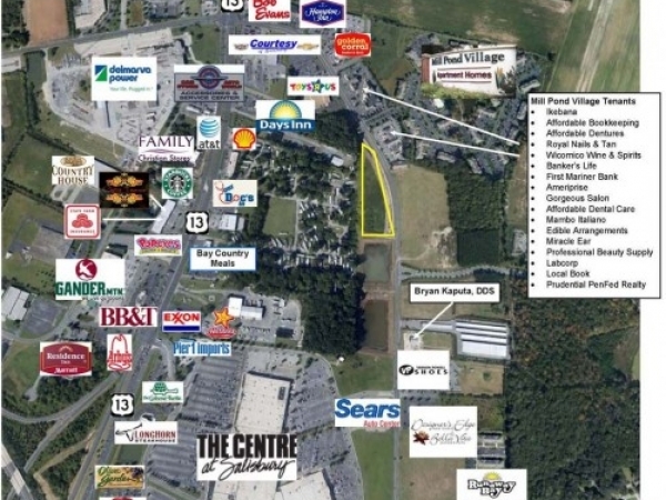 Listing Image #1 - Land for sale at E. Naylor Mill Road &amp; Mill Pond Lane, Salisbury MD 21801
