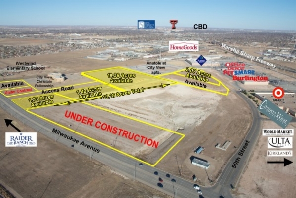 Listing Image #1 - Land for sale at 4325 Milwaukee Ave., Lubbock TX 79407