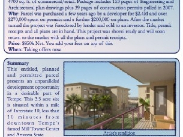 Listing Image #1 - Land for sale at 5454 S Beck Ave, Tempe AZ 85283 Listing Image #1 - Land for sale at 5454 S Beck Ave, Tempe AZ 85283