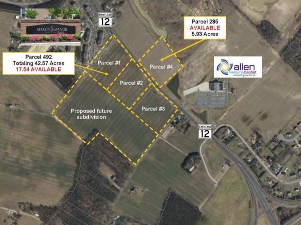 Listing Image #1 - Land for sale at 1200 Snow Hill Road, Salisbury MD 21804