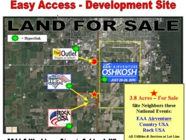 Listing Image #1 - Land for sale at 3911 S Washburn, Oshkosh WI 54904