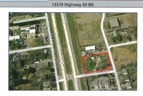 Listing Image #1 - Land for sale at 13319 Highway 65 NE, Ham Lake MN 55304