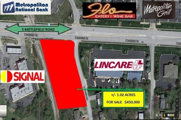 Listing Image #1 - Land for sale at E. Battlefield and S. Lakeside Ave, Springfield MO 65804