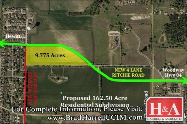 Listing Image #1 - Land for sale at 9.775 Acres on Ritchie Road, Waco TX 76712