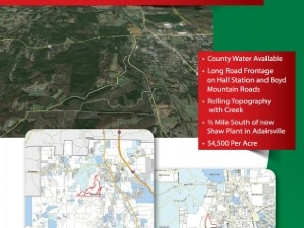 Listing Image #1 - Land for sale at hall station road, ADAIRSVILLE GA 30103 Listing Image #1 - Land for sale at hall station road, ADAIRSVILLE GA 30103