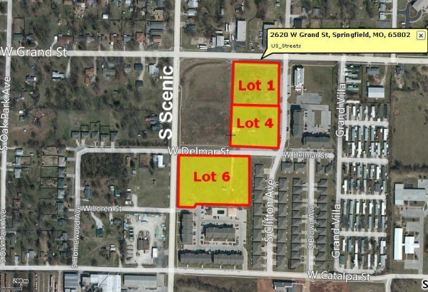 Listing Image #1 - Land for sale at 2620 W. Grand, Springfield MO 65802