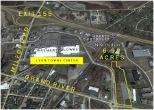 Listing Image #1 - Land for sale at 56000 Grand River Ave, New Hudson MI 48165