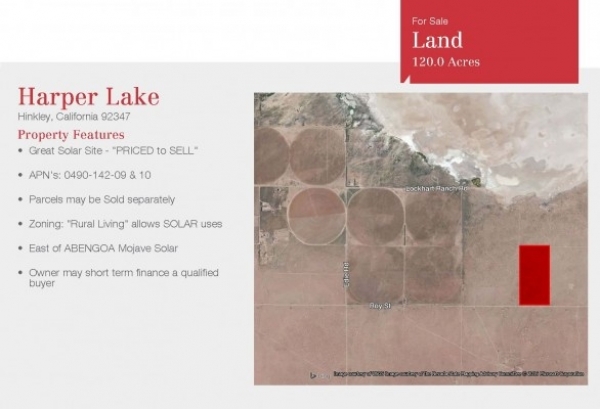 Listing Image #1 - Land for sale at 1111 Roy St, Hinkley CA 92347