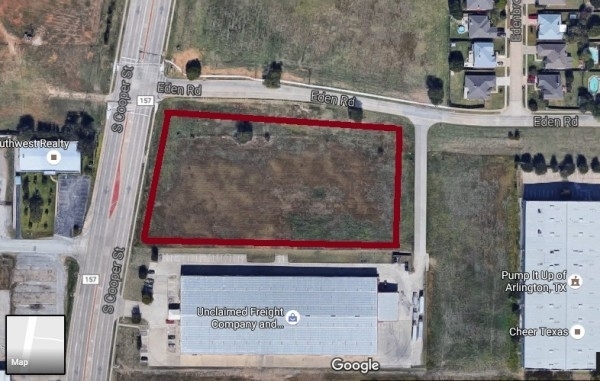 Listing Image #1 - Land for sale at SE Corner of S Cooper Street and Eden Road, Arlington TX 76001