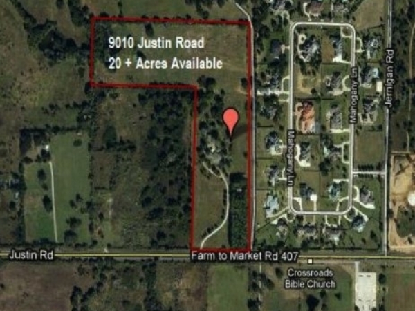 Listing Image #1 - Land for sale at 9010 Justin Road, Copper Canyon TX 75077 Listing Image #1 - Land for sale at 9010 Justin Road, Copper Canyon TX 75077
