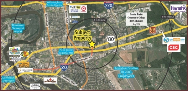 Listing Image #1 - Land for sale at Old Minden Rd. @ E. Texas, Bossier City LA 71111 Listing Image #1 - Land for sale at Old Minden Rd. @ E. Texas, Bossier City LA 71111