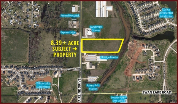 Listing Image #1 - Land for sale at 5400 Airline Drive (Block of 5400), Bossier City LA 71111