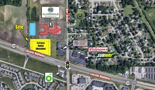 Listing Image #1 - Land for sale at 5800-30 U.S Highway 30, Schererville IN 46375 Listing Image #1 - Land for sale at 5800-30 U.S Highway 30, Schererville IN 46375