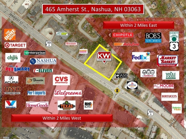 Listing Image #1 - Land for sale at 465 Amherst Street, Nashua NH 03063