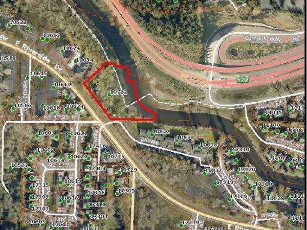 Listing Image #1 - Land for sale at 10722 E Riverside Drive, Bothell WA 98011