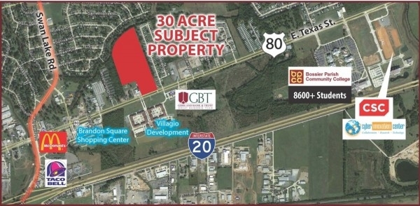 Listing Image #1 - Land for sale at 5109 E. Texas Street, Bossier City LA 71111 Listing Image #1 - Land for sale at 5109 E. Texas Street, Bossier City LA 71111