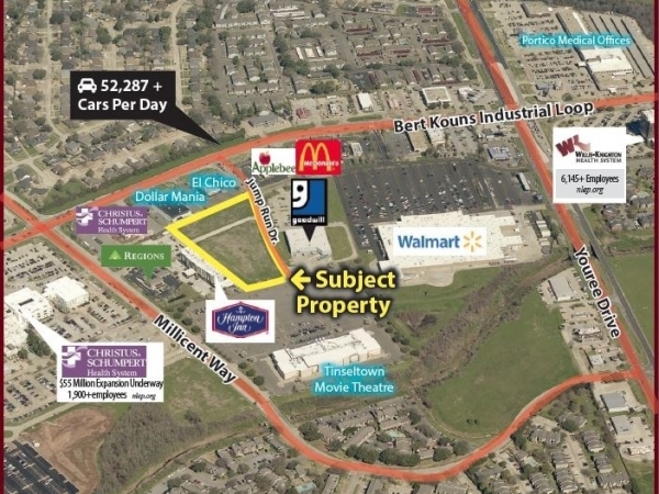 Listing Image #1 - Land for sale at Millicent (in front of Tinseltown), Shreveport LA 71106