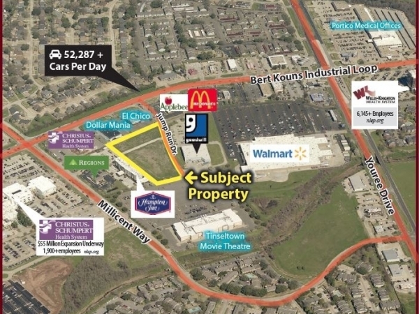 Listing Image #1 - Land for sale at Millicent (in front of Tinseltown), Shreveport LA 71106 Listing Image #1 - Land for sale at Millicent (in front of Tinseltown), Shreveport LA 71106