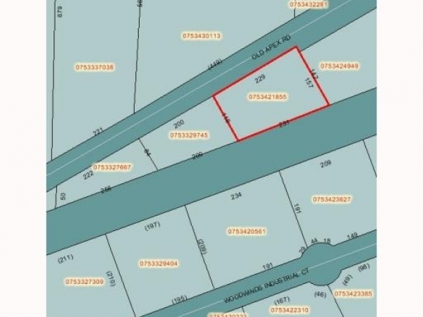 Listing Image #1 - Land for sale at 1537-1545 Old Apex, Cary NC 27513
