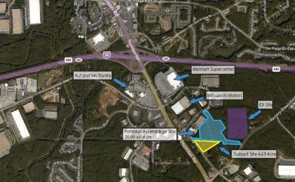 Listing Image #1 - Land for sale at 1350 Six Flags Rd, Lithia Springs GA 30122