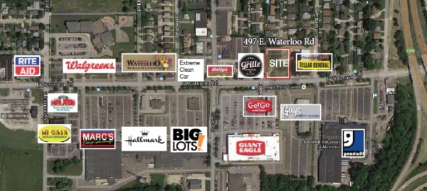 Listing Image #1 - Land for sale at 497 E Waterloo Rd, Akron OH 44319