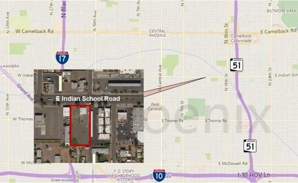 Listing Image #1 - Land for sale at 1055 E Indian School Road, Phoenix AZ 85016