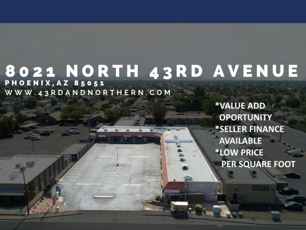 Listing Image #1 - Shopping Center for sale at 8021 North 43rd Avenue, Phoenix AZ 85051