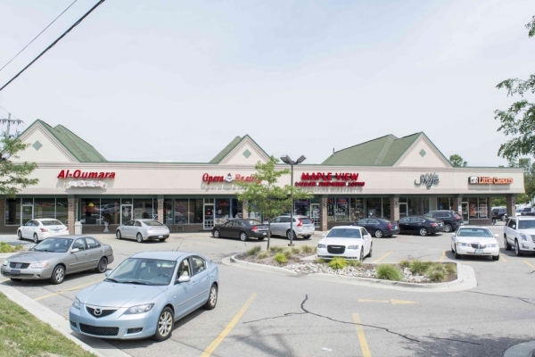 Listing Image #1 - Shopping Center for sale at 6078-6096 W Maple Rd, West Bloomfield MI 48322