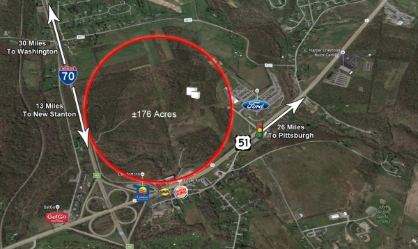 Listing Image #1 - Land for sale at I-70 and Route 51, Rostraver PA 15012