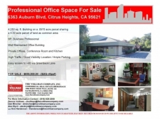 Listing Image #1 - Office for sale at 6363 Auburn Blvd, Citrus Heights CA 95621