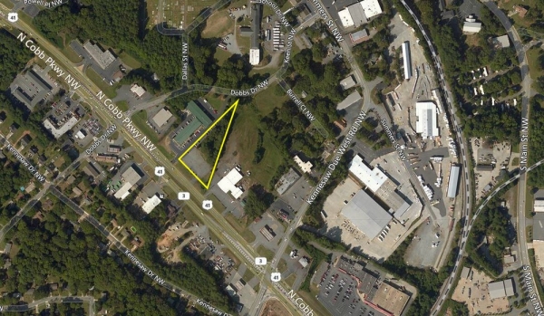 Listing Image #1 - Land for sale at 1.31 acres North Cobb Pkwy, Kennesaw GA 30152