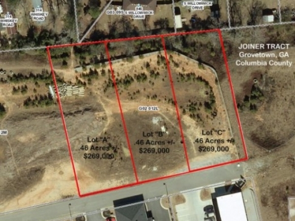 Listing Image #1 - Land for sale at 0 Wrightsboro Rd, Grovetown GA 30813