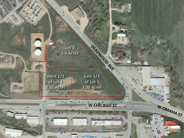 Listing Image #1 - Land for sale at TBD W Chicago St (West 1/2 of Lot 1), Rapid City SD 57702