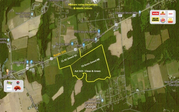 Listing Image #1 - Land for sale at Route 209, Kunkletown PA 18058