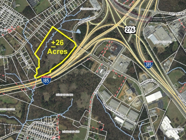 Listing Image #1 - Land for sale at I-185 & Neely Ferry Rd -, Simpsonville SC 29680