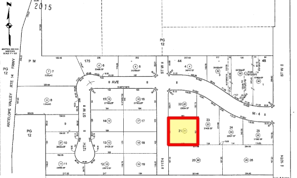 Listing Image #3 - Land for sale at 11th St West & Avenue M-4, Palmdale CA 93551