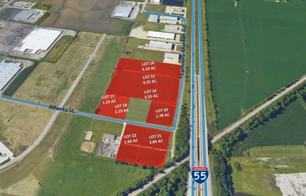 Listing Image #1 - Land for sale at Lots 14-22 Atlanta and Farmers Market Rd, Springfield IL 62707