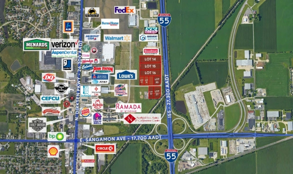 Listing Image #2 - Land for sale at Lots 14-22 Atlanta and Farmers Market Rd, Springfield IL 62707